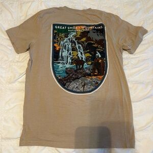 Columbia Tan Scenic Graphic Tee